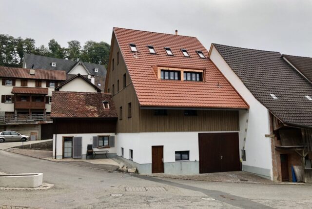 Wiederaufbau Objekt an der Zeiningerstrasse, Maisprach